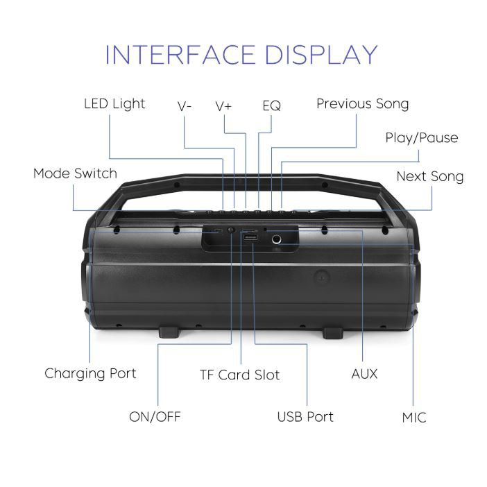 Loa Bluetooth Karaoke Xách Tay Kimiso KM-S1 / KM-S6 (CHÍNH HÃNG)