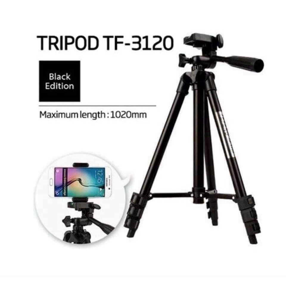 Giá đỡ chụp ảnh điện thoại tripod 3120 chụp ảnh tiện lợi chắc chắn.