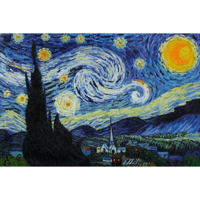 [Order] Tranh ghép hình Starry The Night 1000 miếng
