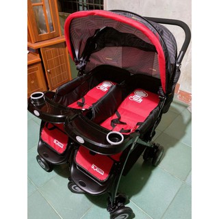 Xe đẩy đôi 1 chiều, 3 tư thế Baobaohao 703