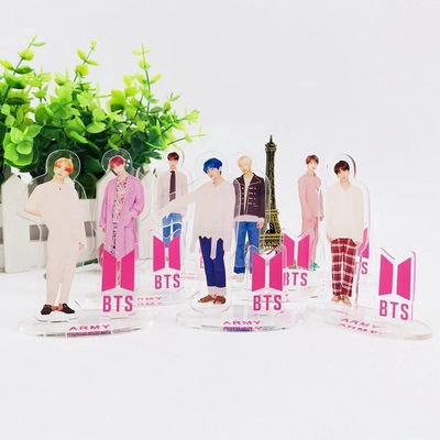 Biển Báo Trong Suốt In Hình Bts Bt21 Dễ Thương