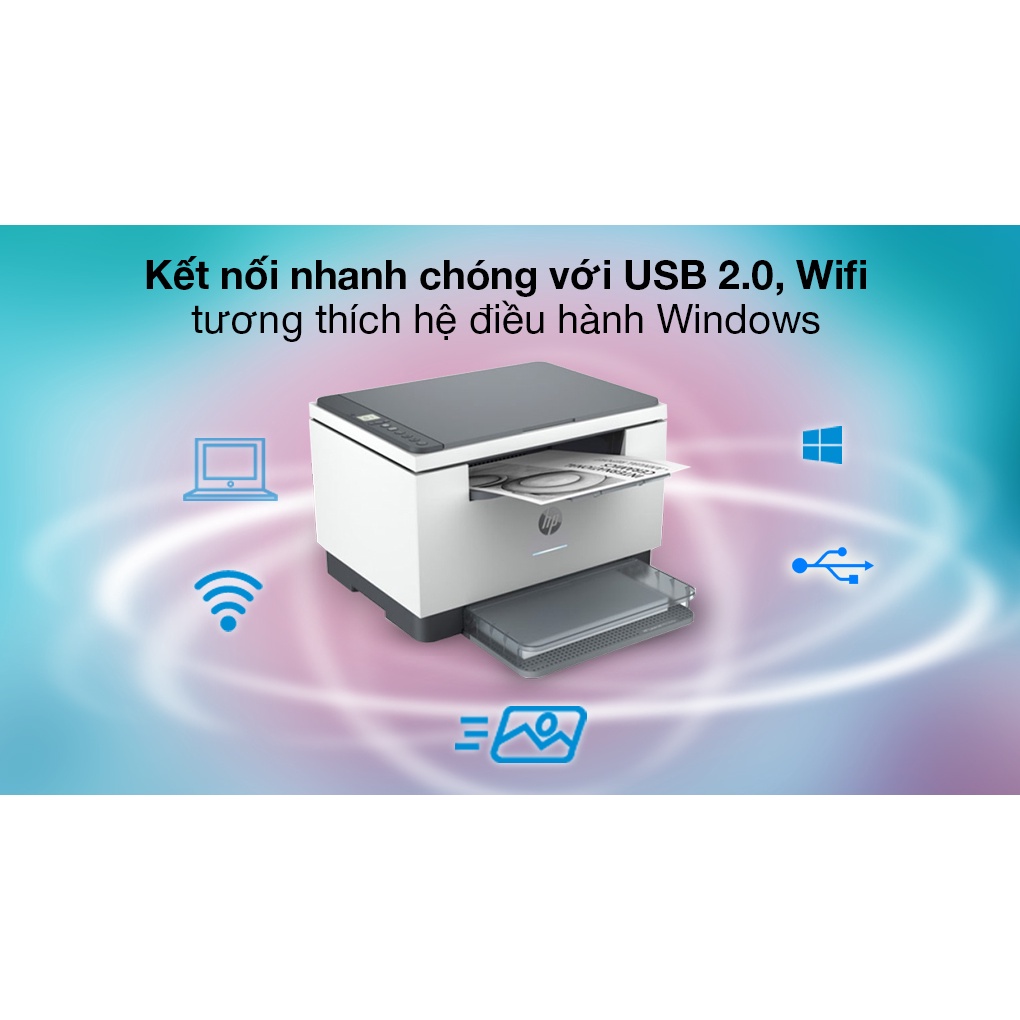 Máy in đa chức năng HP LaserJet M236dw (9YF95A)/ in 2 mặt tự động - HO TRO BAO HANH