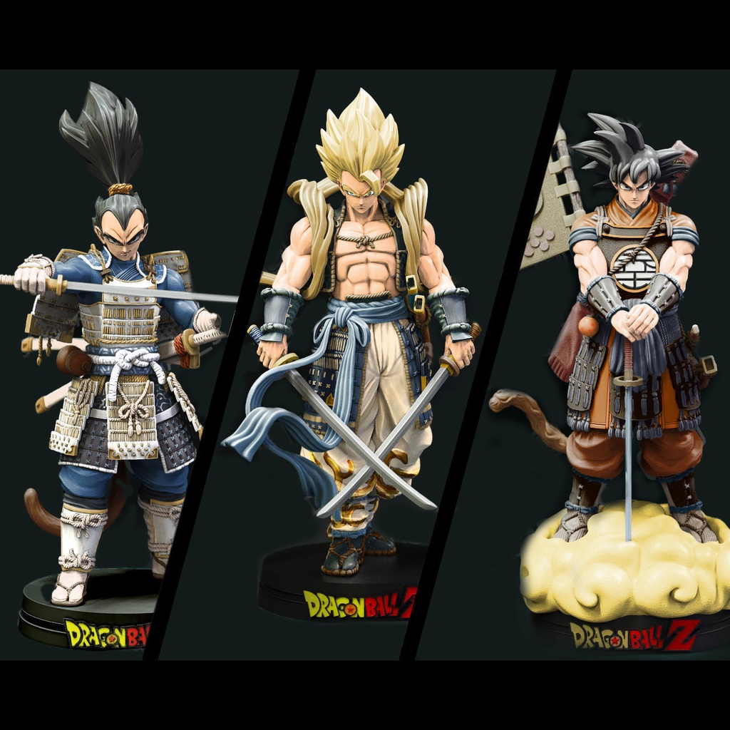 Mô Hình Samurai Shogun Dragon Ball Bằng Chất Liệu Nhựa Resin - Cao 18-20 cm