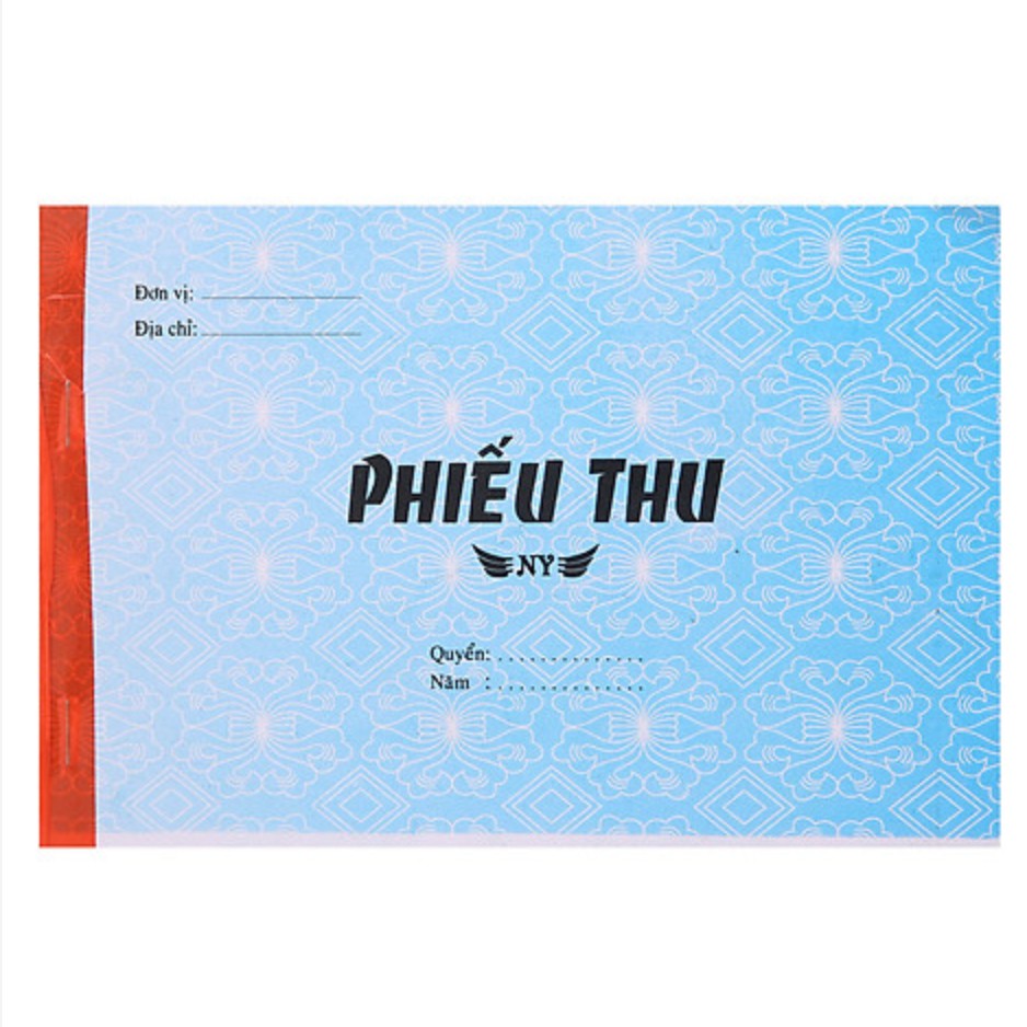 Phiếu Thu 13 x 19 cm 3 Liên 150 tờ NY loại đẹp