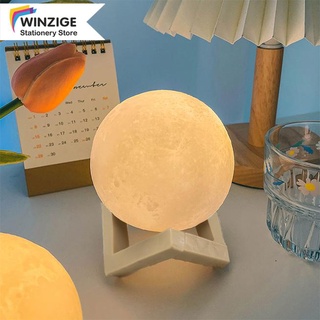 Winzige đèn ngủ mặt trăng sạc điện đèn ngủ để bàn dễ thương mini