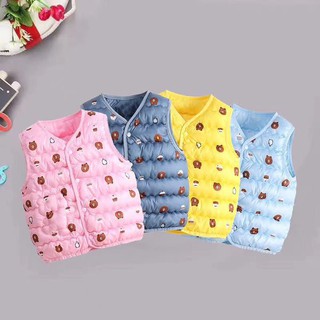 Áo phao ghi lê hoạ tiết đáng yêu cho bé