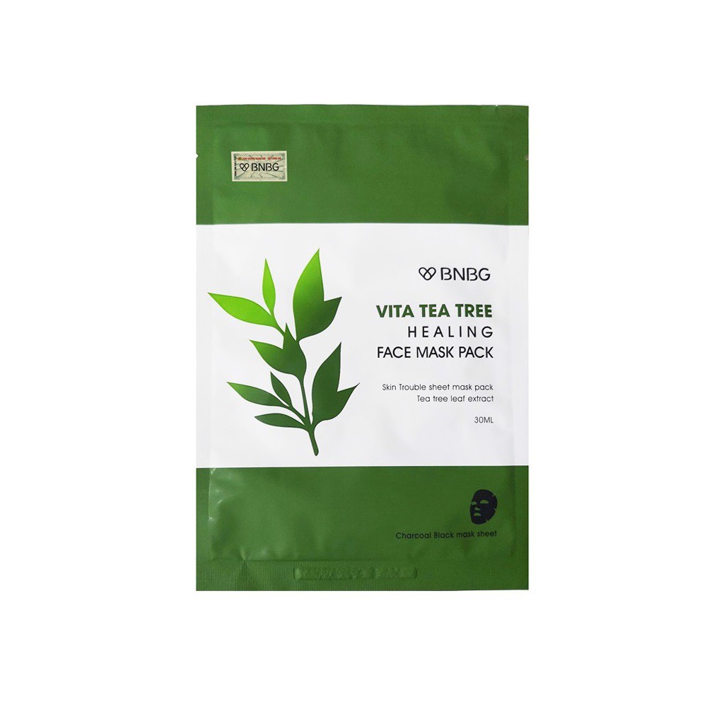 Mặt nạ giảm mụn chiết xuất tràm trà BNBG Vita Tea Tree Healing Face Mask Pack 30ml