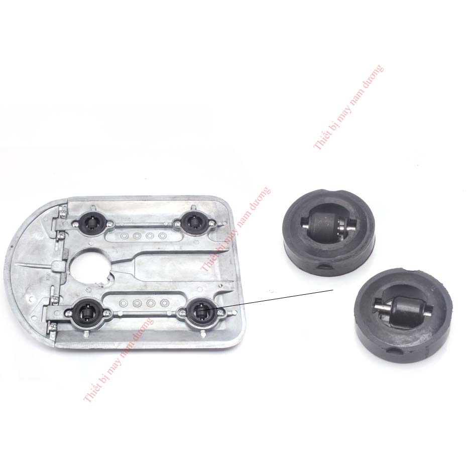 Bánh xe đế máy cắt vải đứng &gt; phụ kiện máy cắt vải đứng (bộ 4 bánh)