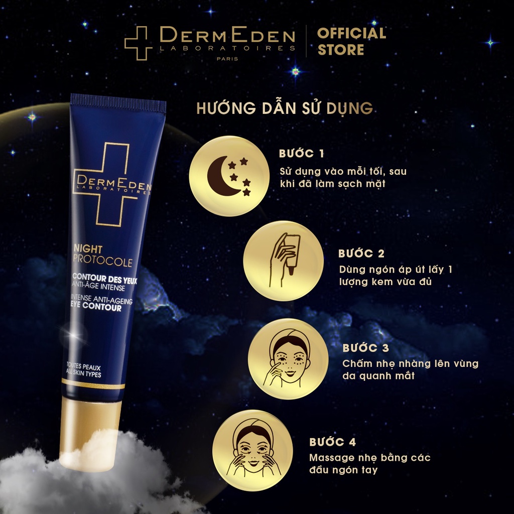 Serum chống lão hóa da và giảm nám tàn nhang DERMEDEN Intense Anti-ageing Retinol 1% + Niacinamide 5% 30ml