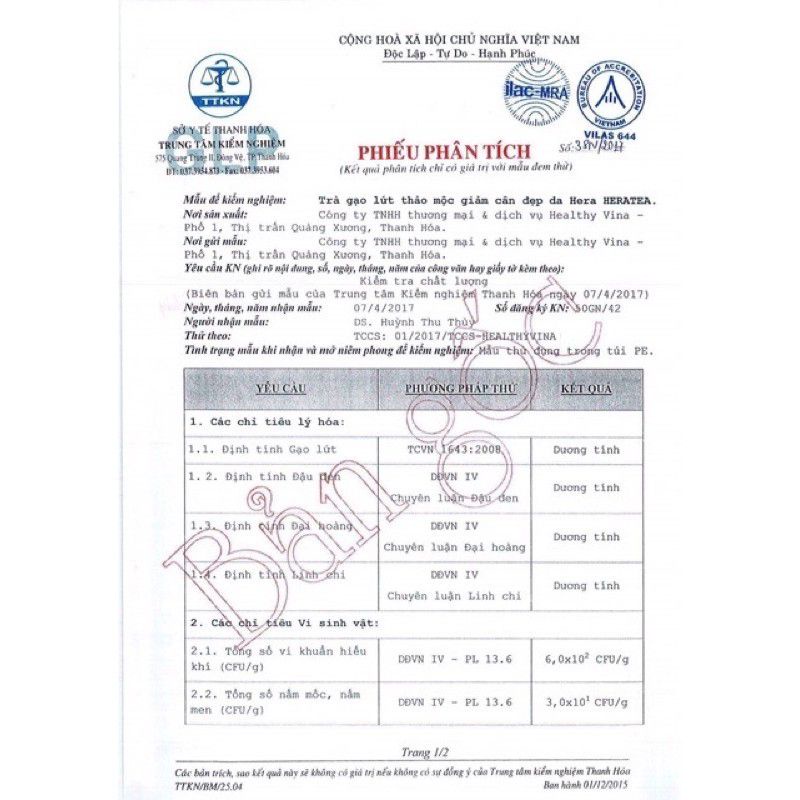 Trà Gạo Lứt Hạt Chia Hera