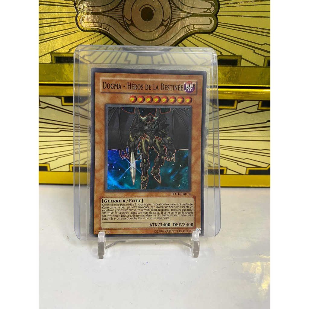 [ Dưa Hấu Yugioh ] Lá bài thẻ bài Destiny Hero - Dogma - Super Rare Unlimited - Tặng bọc bài nhựa bảo quản
