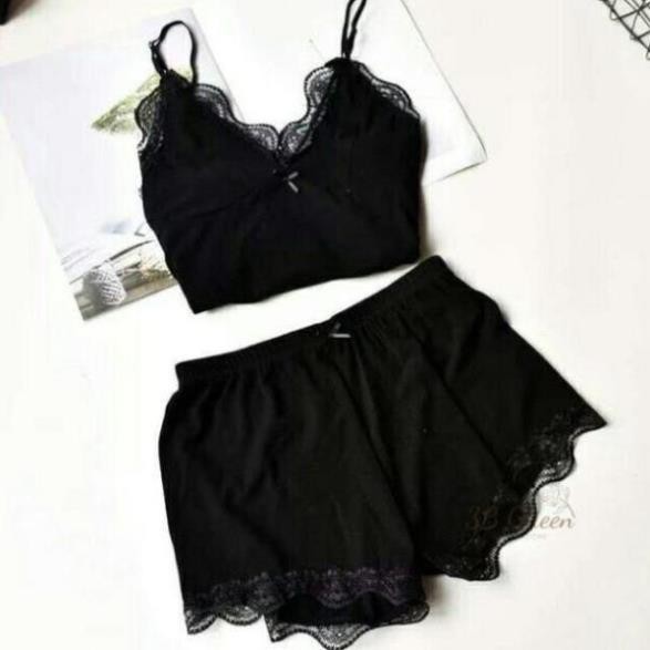 Đồ ngủ lụa🌺FreeShip🌺 Đồ ngủ sexy 2 dây viền ren chất liệu Borip cao cấp, bộ ngủ nữ freesize dưới 65kg | BigBuy360 - bigbuy360.vn