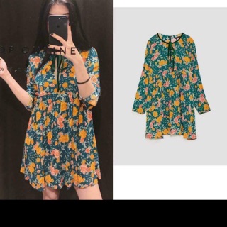 Đầm hoa raza size xs