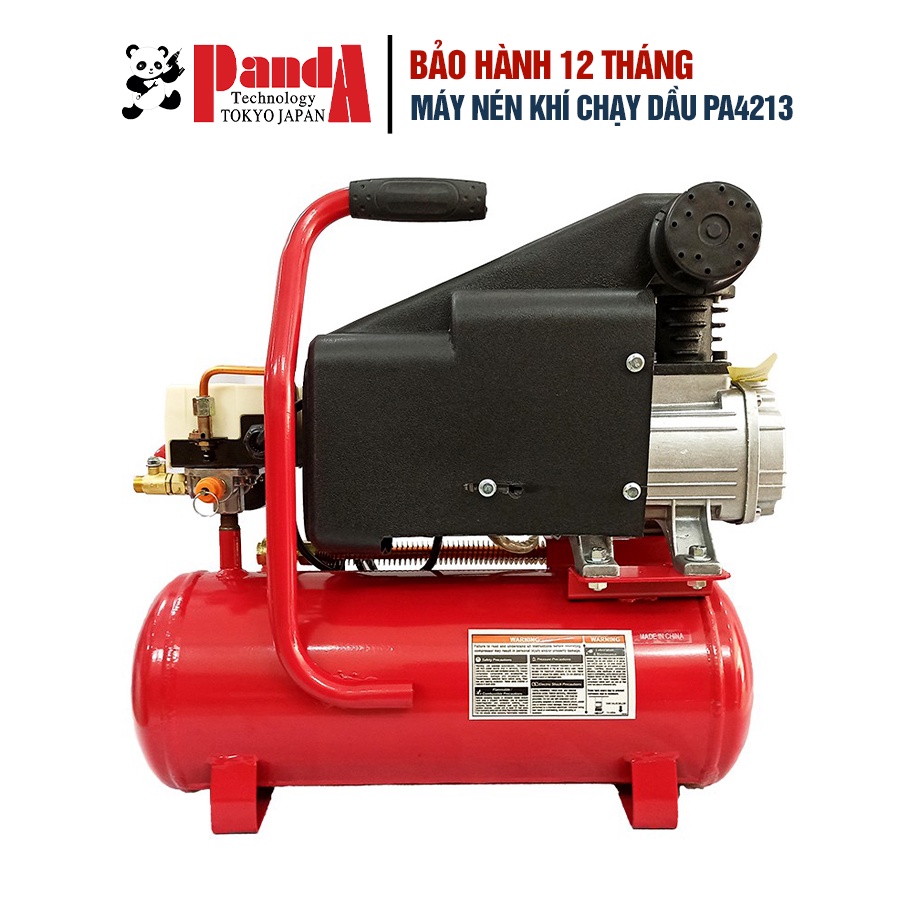 Máy nén khí có dầu PANDA PT4213 dung tích bình 12L công suất 1.5HP hàng chính hãng