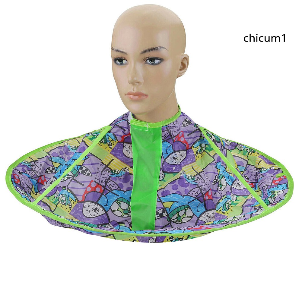 [Hàng mới về] Áo choàng cắt tóc họa tiết tùy chọn xinh xắn tiện lợi dành cho trẻ em