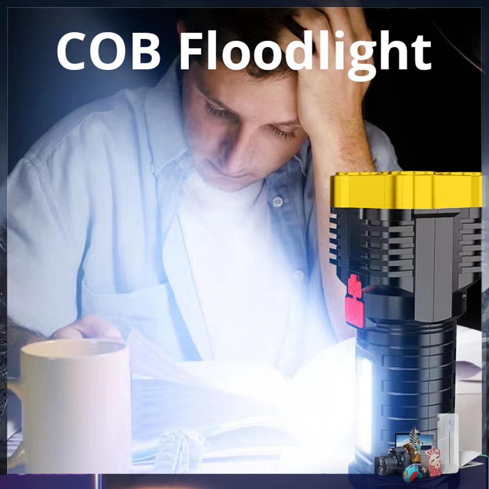 Đèn Pin Cắm Trại Siêu Sáng 500LM COB Tiện Dụng