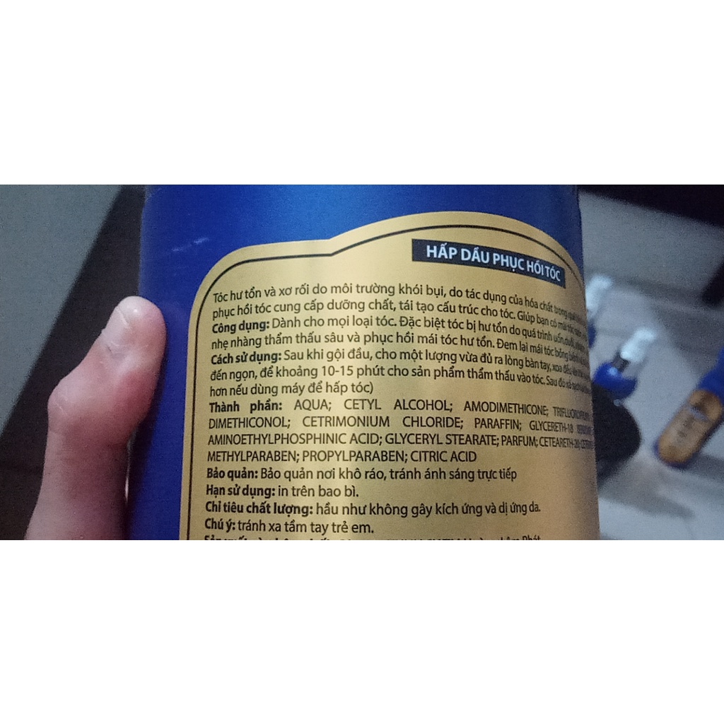 Hấp Dầu Phục Hồi Tóc Coco Collagen Treatment ProSalon - Xanh