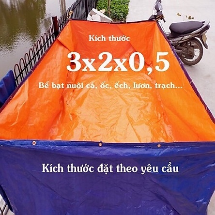 Bể Bạt Nuôi Ốc, Ếch, Lươn đủ kích thước