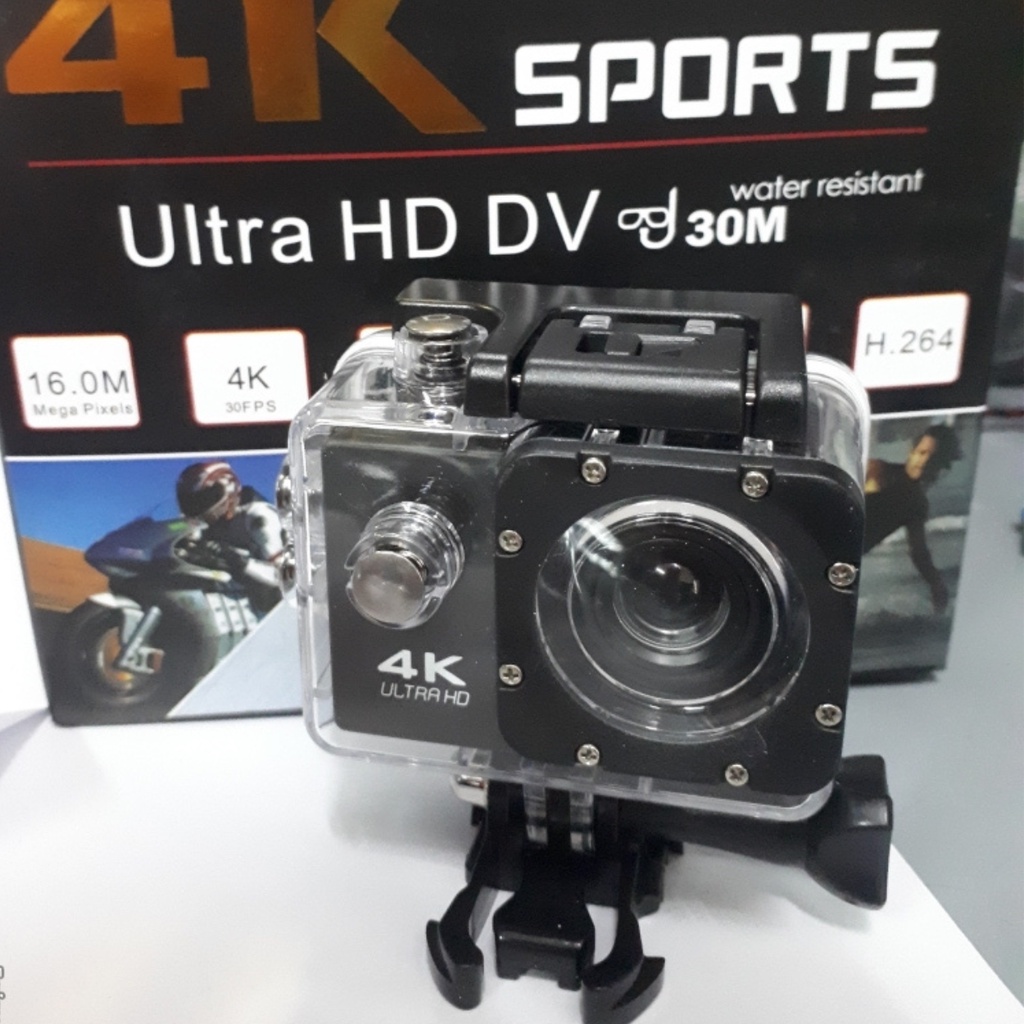 Camera Gắn Mũ Bảo Hiểm, Camera Hành Trình Xe Máy 4K Sports Ultra HD DV Chống Nước, Chống Rung, Đi Phượt, Gắn Mũ Bảo Hiểm