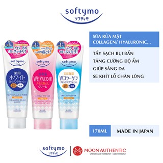 Sữa rửa mặt Kose Softymo Nhật Bản 220g, Mẫu 2020