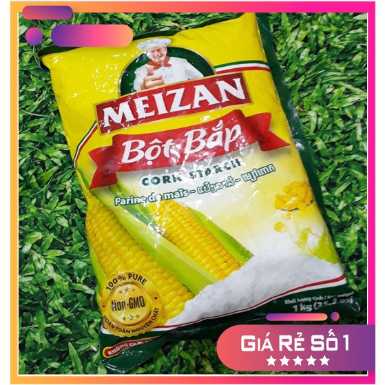 [Mã 77FMCGSALE1 giảm 10% đơn 250K] 1kg bột bắp bột ngô meizan