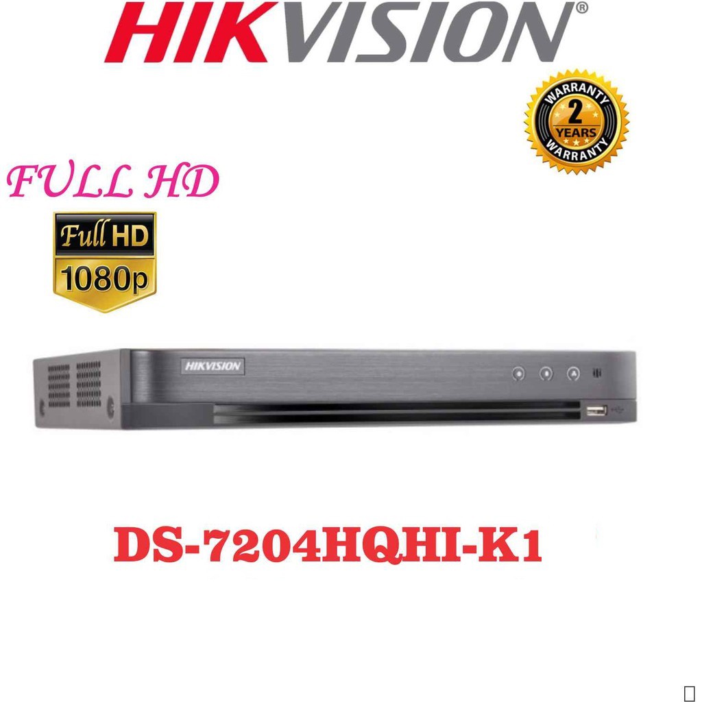 Đầu ghi 4 kênh Hikvision DS 7204 HQHI-K1