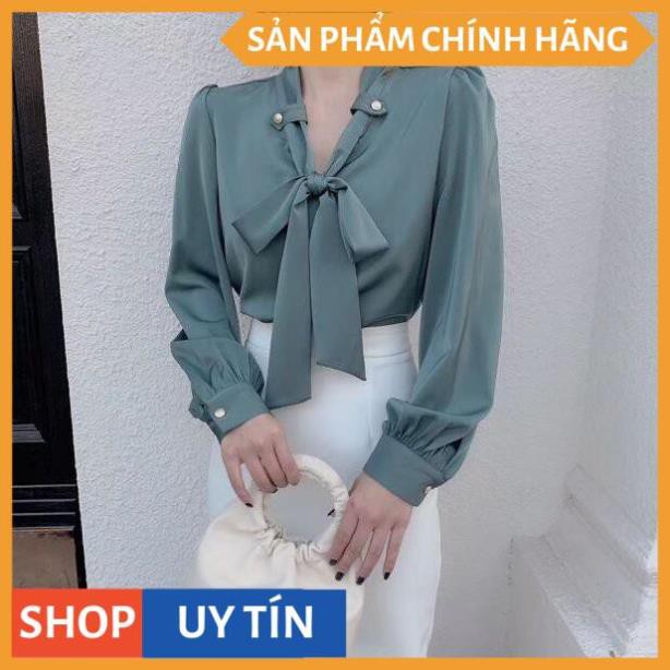 Áo sơ mi lụa cao cấp MẪU MỚI NHẤT 2020 phong cách Hàn Quốc, mua ở các shop lớn là trên 250k, thời trang VADA -SM 0001 | BigBuy360 - bigbuy360.vn