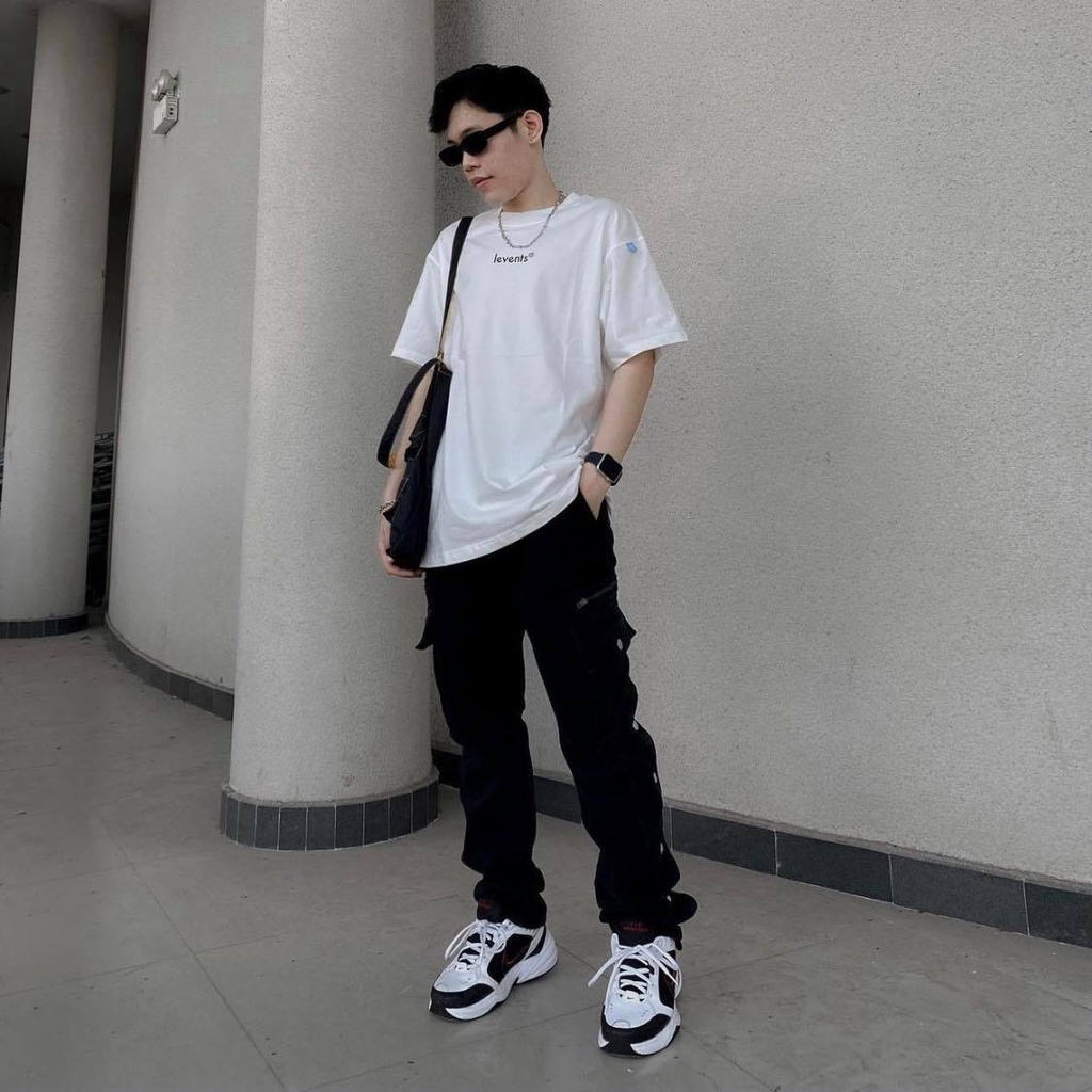 Áo thun Tee Levents Popular Logo Nam nữ Full tag Unisex phong cách Ulzzang - Gin Store