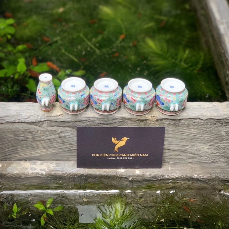 Cóng Khoen/Khuyên vẽ tay - HOA TAM THÁI