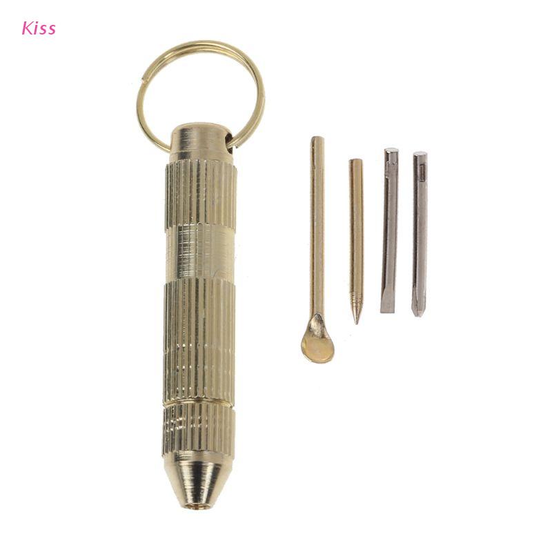 Móc Khóa Kèm Dụng Cụ Vệ Sinh Tai 4 Trong 1 Tiện Dụng