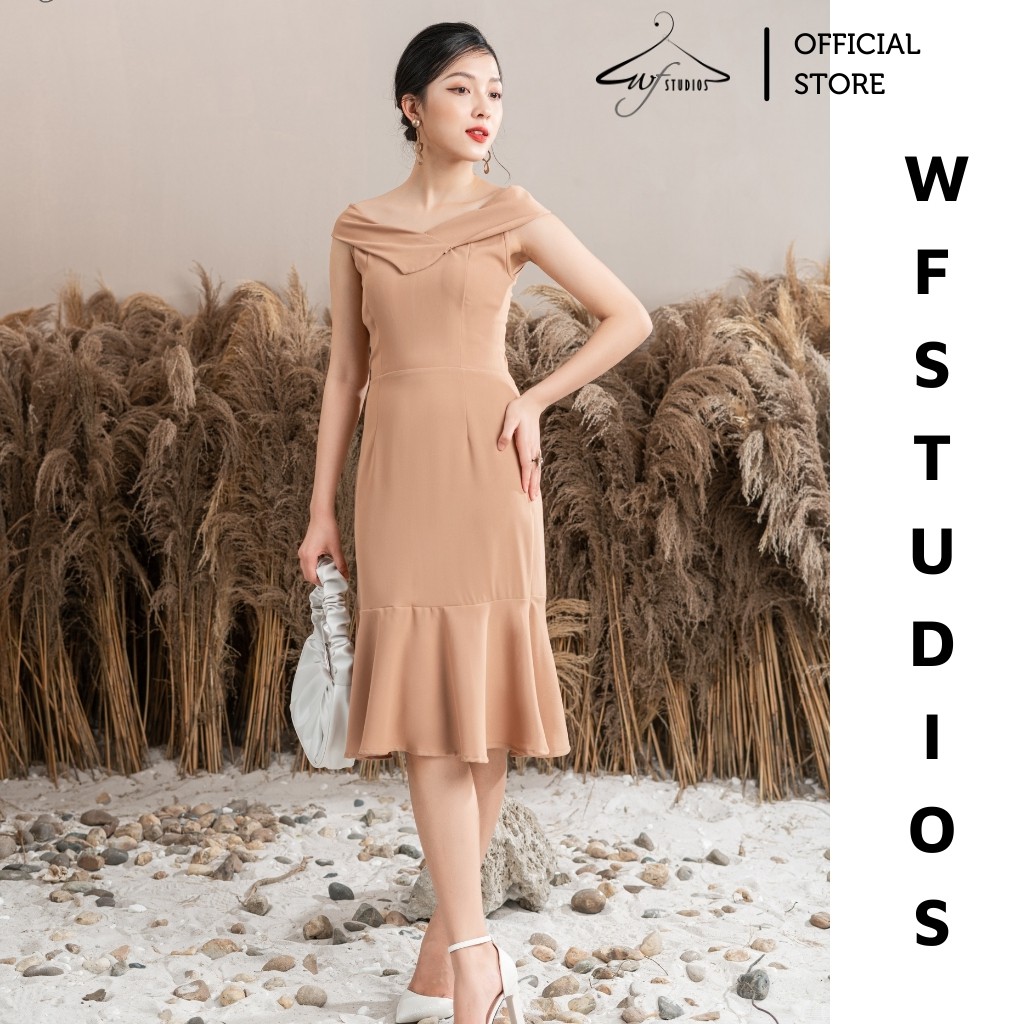 Đầm hở vai đuôi cá Dora Dress - V05 - wfstudios