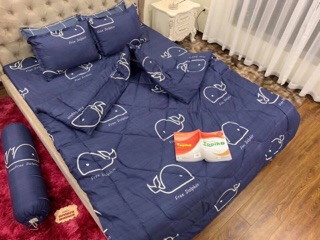 Bộ chân ga gối 5 món Boss Decor