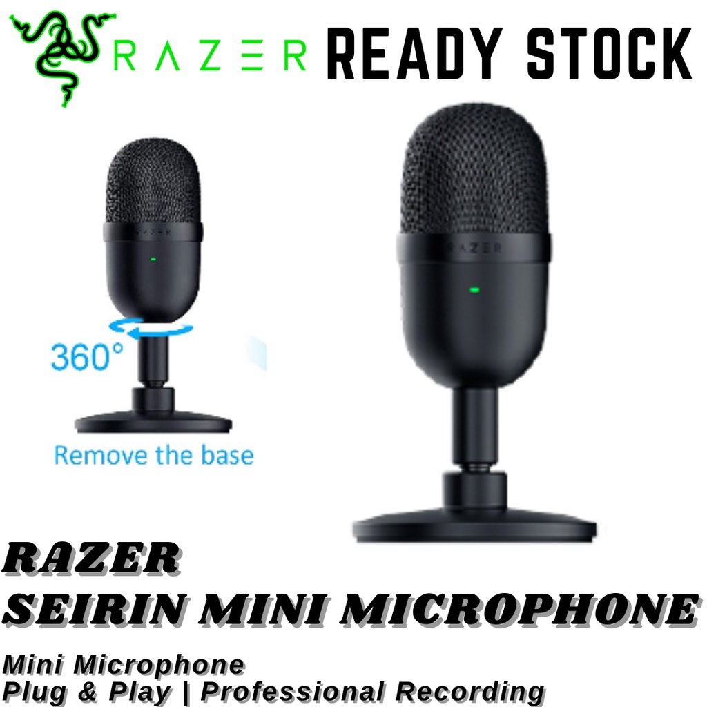 Micro thu âm chuyên nghiệp Razer Seiren Mini USB siêu nhỏ chất lượng cao