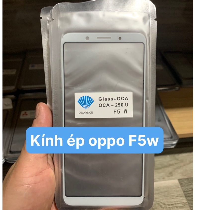 Kính ép màn hình liền keo oppo F5 / F5 youth