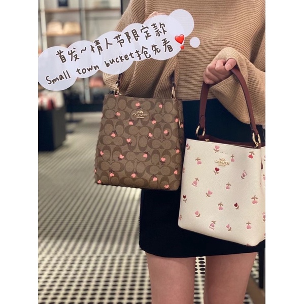 Sẵn ♥️ TÚI COACH DA BUCKET TIM C3238- nhiều màu