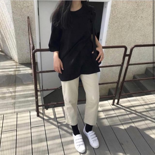 Nguyên Set Basic Pant x OverSize Tee Unisex