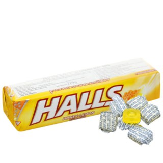 Kẹo ngậm Halls mâm xôi/ chanh mật ong/ bạc hà
