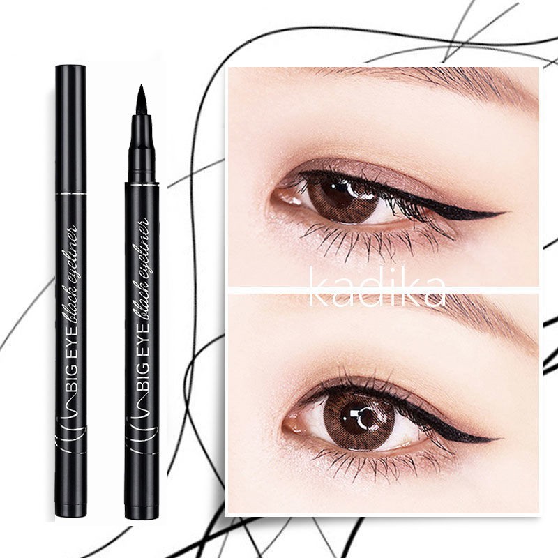 Bút kẻ mắt nước màu đen lâu trôi và không nhòe