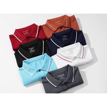 Áo thun nam POLO trơn vải cá sấu cotton cao cấp ngắn tay cực sang trọng