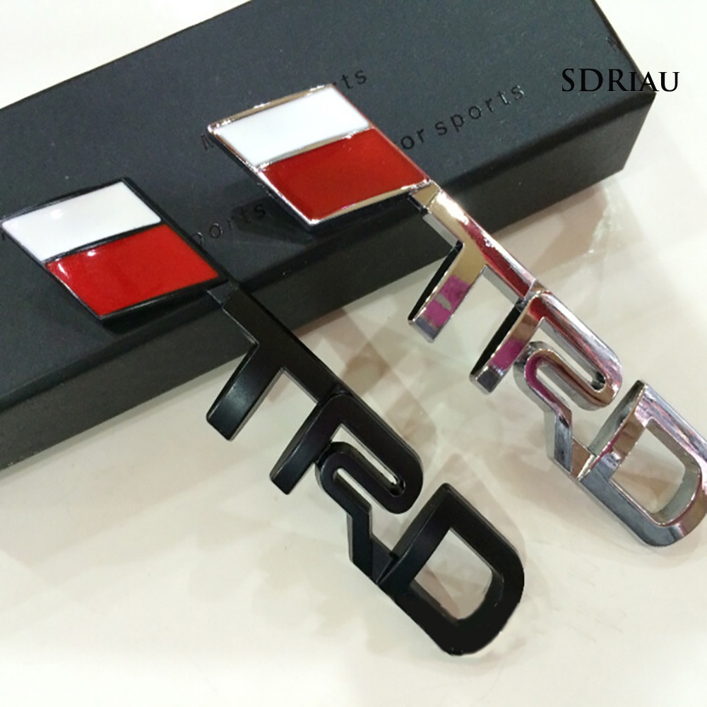 Miếng Dán Kim Loại 3d Trang Trí Xe Hơi Toyota Racing