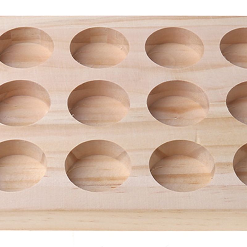 Khay Gỗ Thông Tự Nhiên Trưng Bày Tinh Dầu