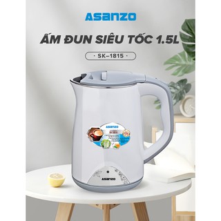 - bình đun siêu tốc 2 lớp asanzo sk-1815