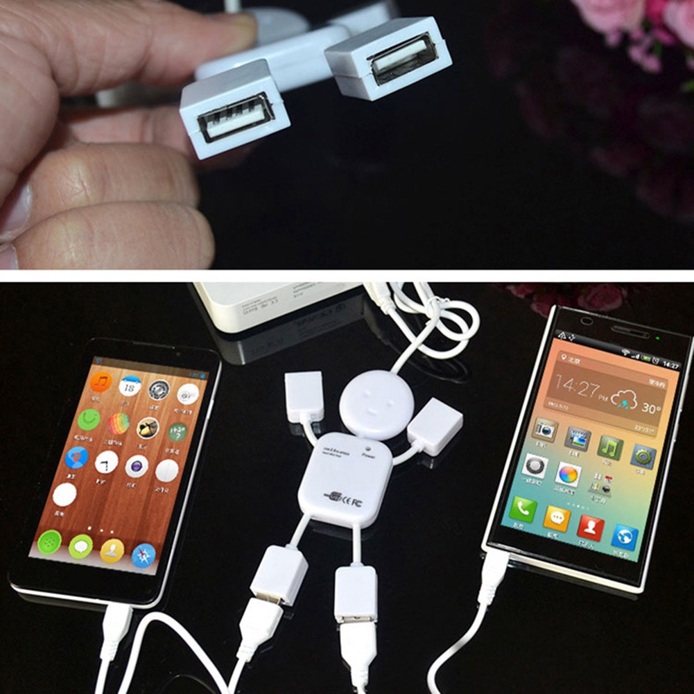 Hub USB chia 4 cổng 2.0 480mbps thông dụng tiện lợi cho PC laptop