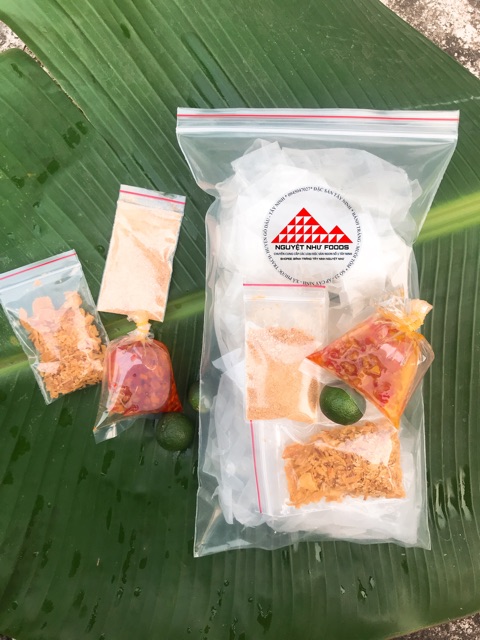 Combo 40 bánh tráng me và 40 bánh tráng lá chuối