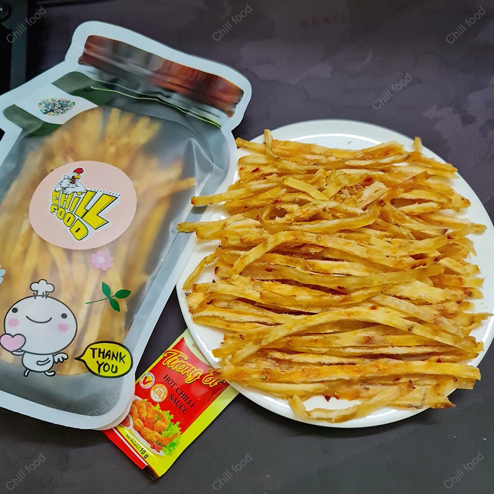 Khô Cá Thiều Que Sấy Gia Vị Chillfood (Loại Ngon) Túi 200g, Cá Thiều Que Ăn Liền, Ăn Vặt Ngon Rẻ | BigBuy360 - bigbuy360.vn