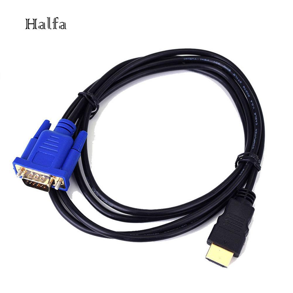 Dây Cáp Chuyển Đổi Đầu Cắm 1080P HDMI Sang Đầu VGA Cho HDTV/DVD