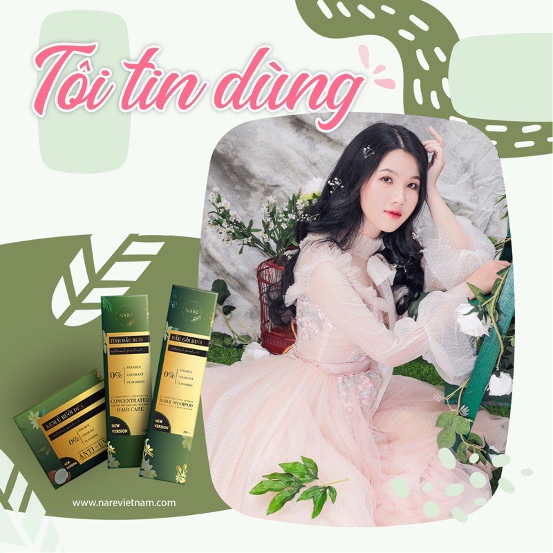 [MẪU MỚI] COMBO CHĂM SÓC GIẢM RỤNG TÓC NARE - NEW VERSION
