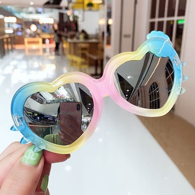 Kính Mát Chống Tia UV Hình Tai Gấu Dễ Thương Cho Bé