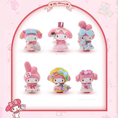 Mô Hình Nhân Vật Sanrio Dễ Thương Dùng Trang Trí Bánh Kem