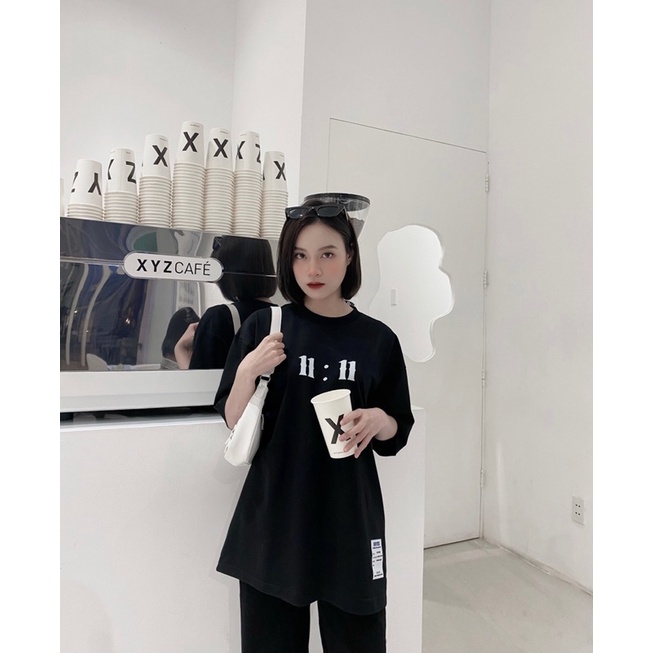 [CHÍNH HÃNG MENTALBOSS] Áo thun tay lỡ unisex 11:11 Mentalboss private club